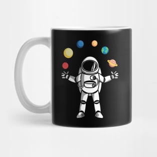 Astronaut juggling with Planets Jugglenaut Mug